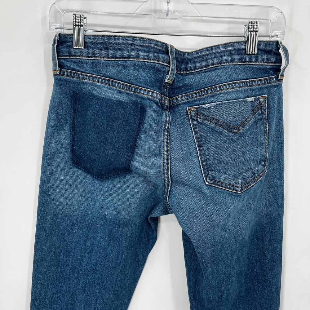 Derek Lam 10 Crosby Mila Patchwork Mid Rise Slim Boyfriend Jeans - Picture 7 of 8